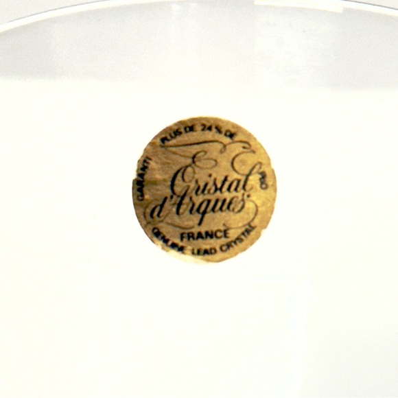 Cristal d'Arques Champagne France Forever Heart Toasting Flutes (Set of Four) - Picture 2 of 9